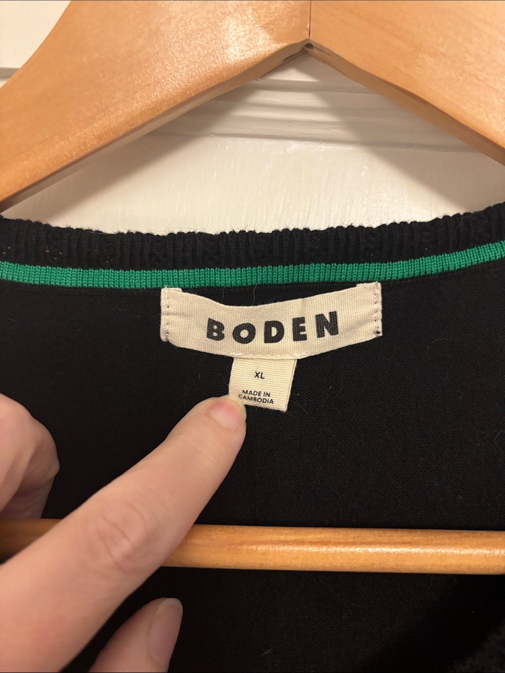Boden Emilia Cotton Crew Cardigan - XL - Picture 2 of 4